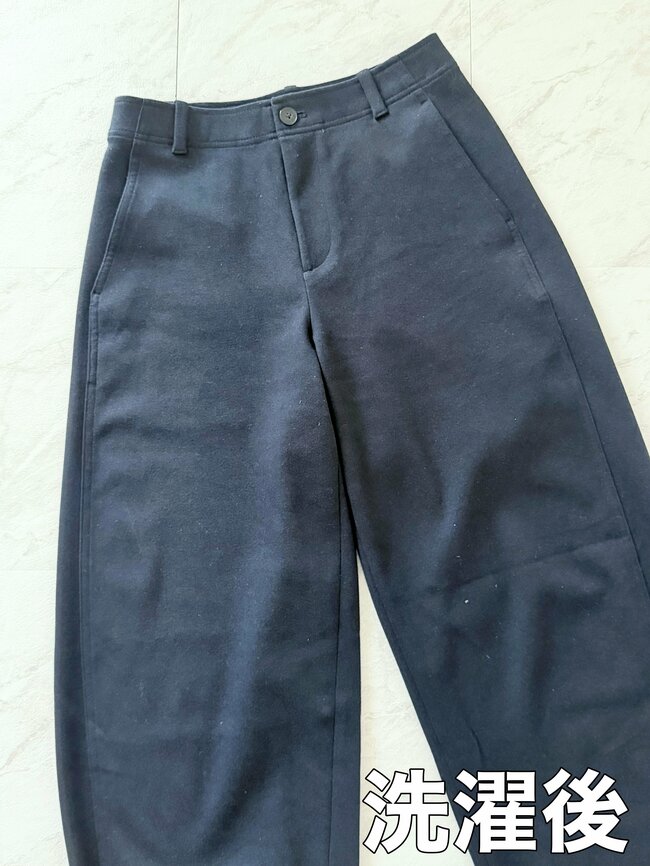買って大正解でした！ユニクロの「新作ふんわりパンツ」はくだけで脚がスラッと見えるし、着心地もバッチリです！《購入レビュー》