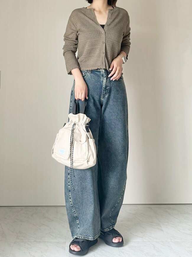 【しまむら】ガバッと開いて使いやすい！2420円の「ポケットたくさんバッグ」コロンとした丸みのあるフォルムが可愛い！《購入レビュー》