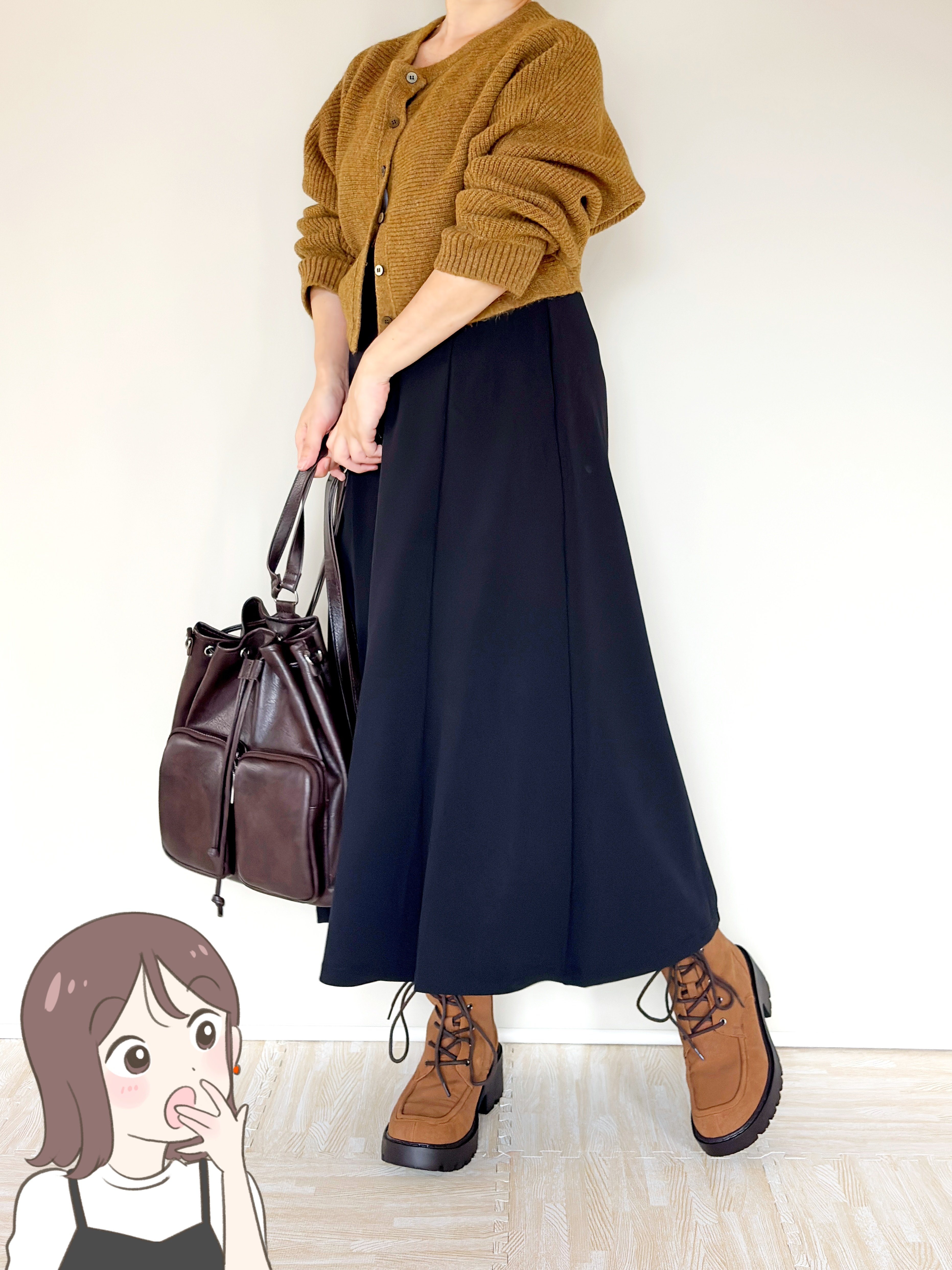 「ビジュアルに一目惚れ」GUの“脚長ブーツ”スタイル盛れる天才です！「長時間いけます」「脚が痛くなったりせず歩けた」
