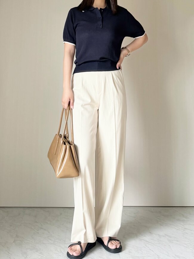 【しまむら】コスパ良すぎて色違いも欲しい…！1639円の「着回しトップス」二の腕がスッキリ見えてありがたい！