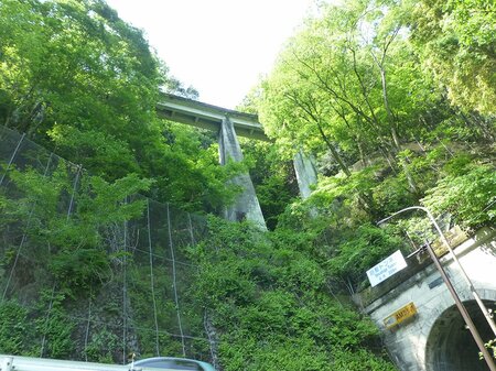 小河内線のコンクリート橋