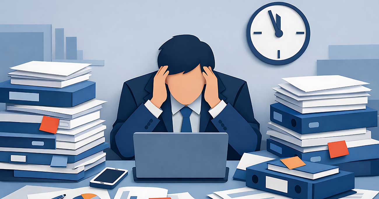 今日も残業か…「気づけば残業族」の特徴