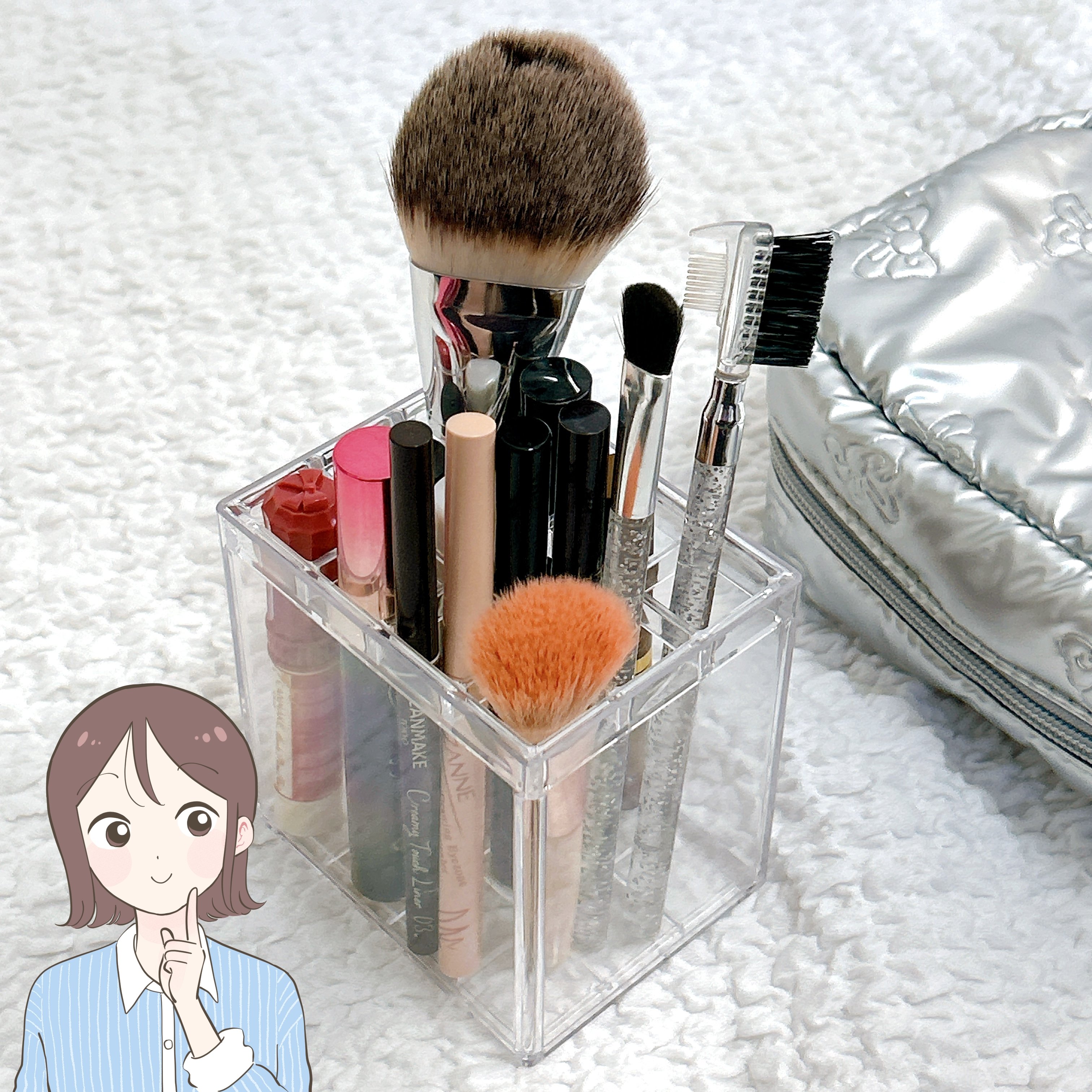 セリア、すごいじゃん…!無印に売ってそうな「天才クリアケース」まさかの使い方が便利すぎた!