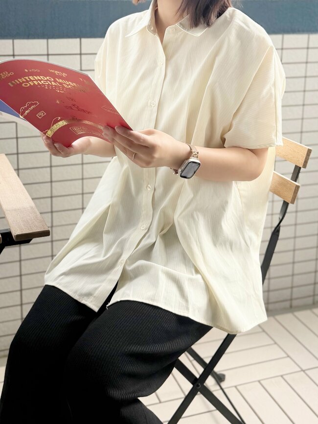 【しまむら】後ろ姿までカワイイ！1639円の「おしりまでカバーできるトップス」ウエストがキュッと細く見える！《購入レビュー》