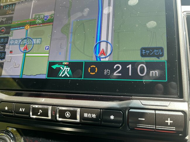 「もうすぐ曲がるよ～」という表示も見やすくていい