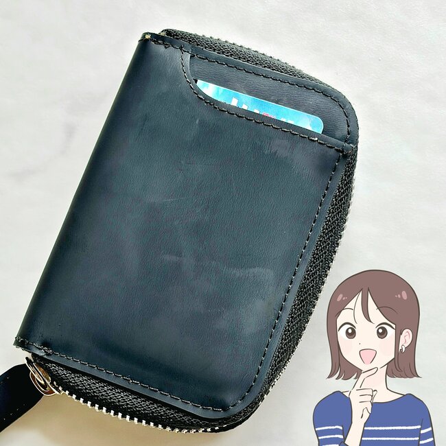 カードや診察券が27枚入った…！3COINSの「ガバッと開くミニ財布」小銭が取り出しやすくて嬉しい！《購入レビュー》
