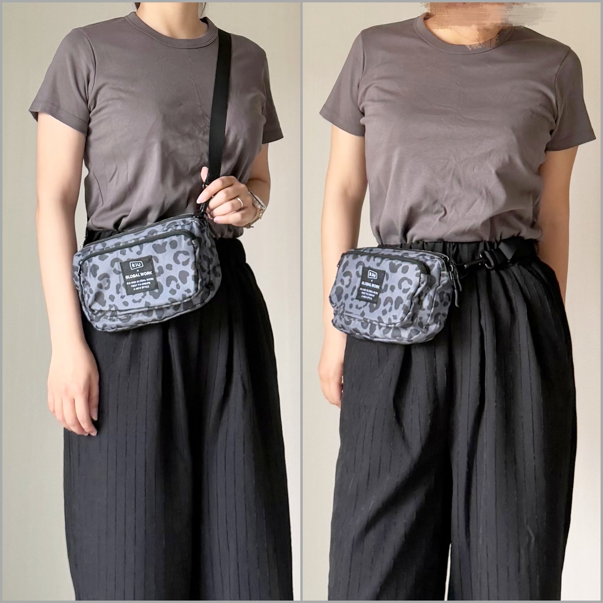 【グローバルワーク】お出かけのたびに使っています！2990円の「ポケットたくさんバッグ」想像以上に収納できてビックリ…！《購入レビュー》