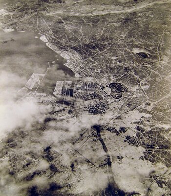 東京大空襲後の東京