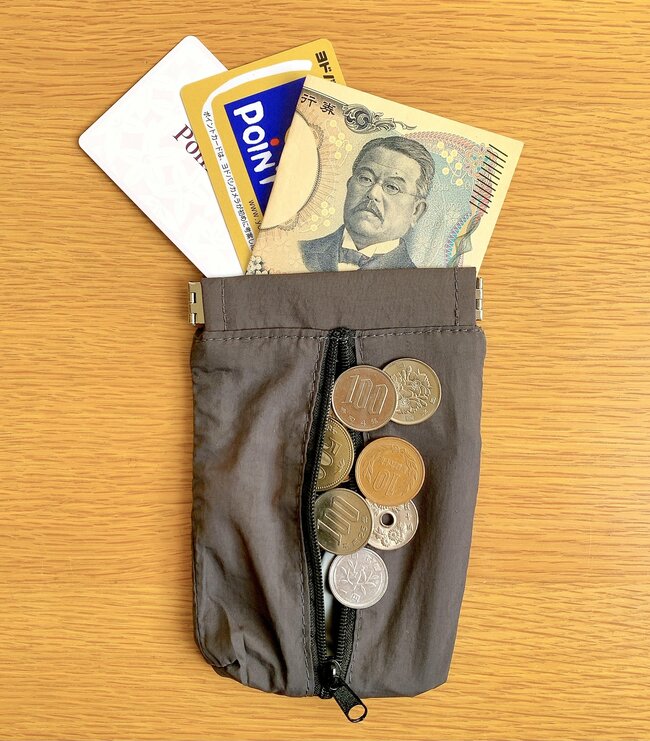 パカッと開いて使いやすい!ダイソーの“ミニ財布がわりになるポーチ”お薬の持ち歩きにも便利!《購入レビュー》