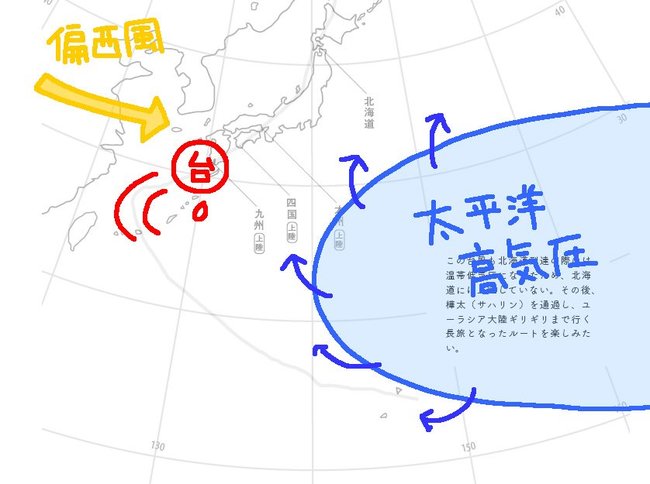 台風はなぜ北に進むのか