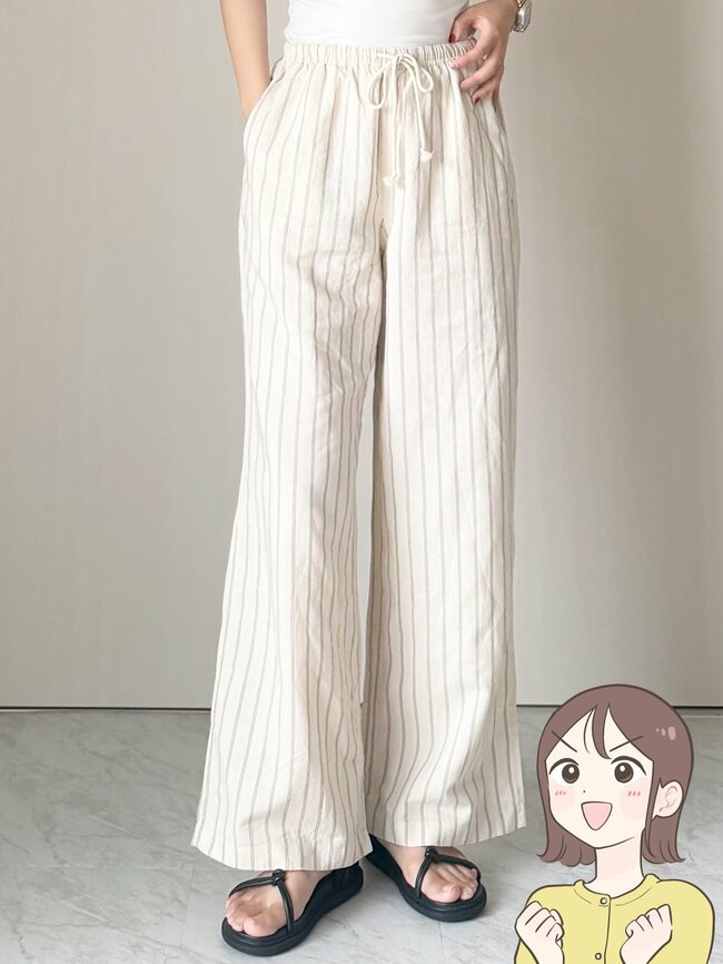 「何度もリピ買いしてます」「薄くて涼しい」ユニクロの“楽ちんワイドパンツ”サラッとした肌ざわりが気持ちいい!「着心地良し、シルエット良し」