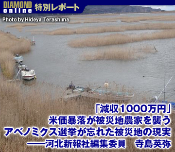「減収1000万円」米価暴落が被災地農家を襲う アベノミクス選挙が忘れた被災地の現実――河北新報社編集委員　寺島英弥