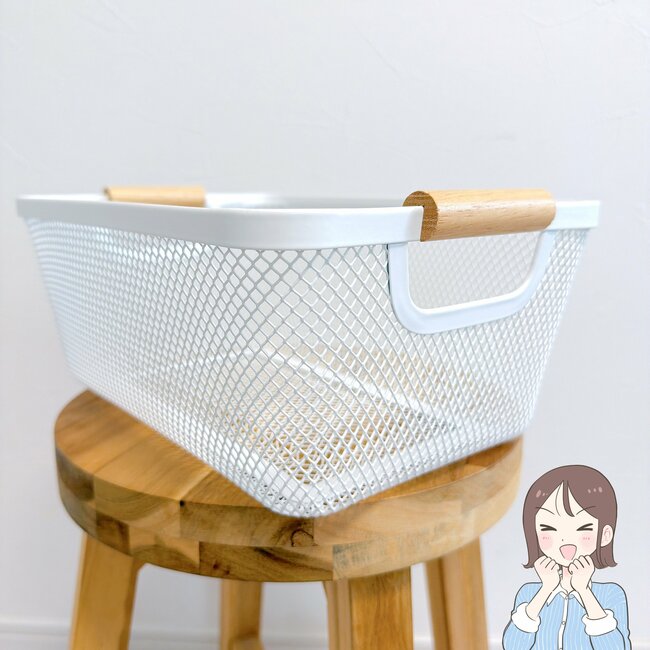 リビングがスッキリ片付いた…！ニトリの“おしゃれ収納バスケット”全部屋に置きたいくらい優秀！「家のいたるところで使ってます」「もう一個購入したい」《購入レビュー》