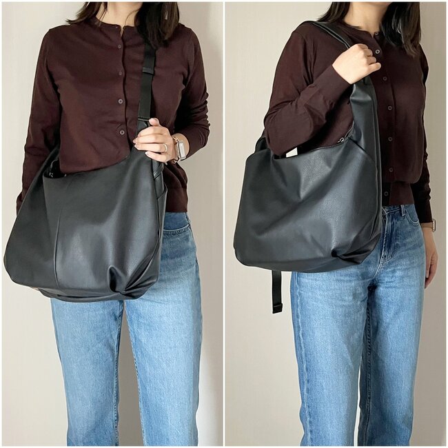 1泊2日の荷物が余裕で入った！GUの“高見えショルダーバッグ”オシャレなのに収納力すごい！「かなりコスパいい」「見た目以上に収納できる」