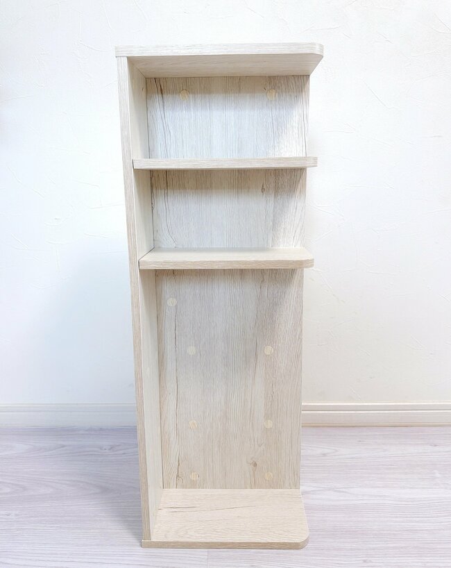 トイレットペーパーが6個も置けた…！ニトリの「モノを隠せる収納ラック」狭いトイレがスッキリして嬉しい！