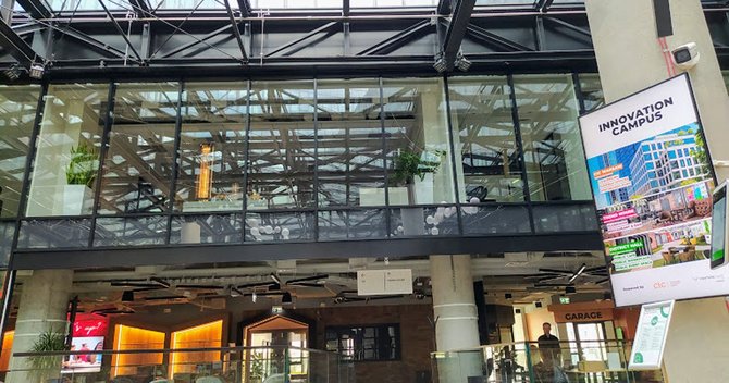 イノベーション・キャンパスはCIC Warsaw、District Hall、Trend Houseの3つで構成される