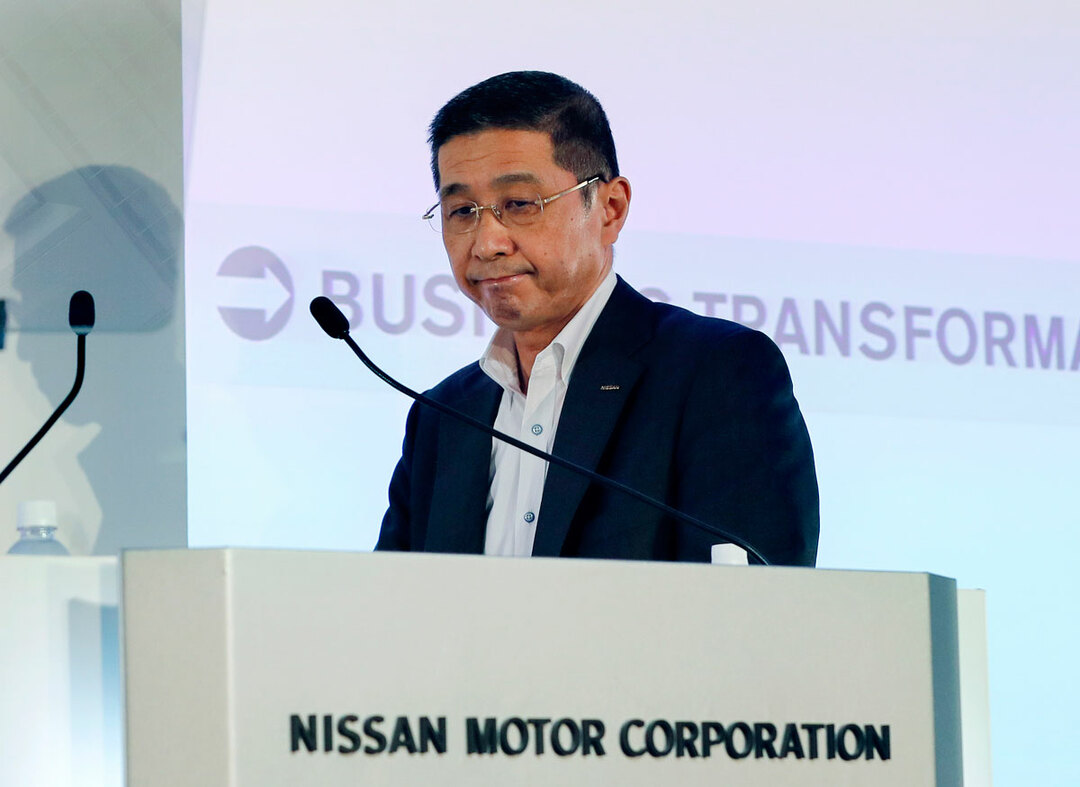 トヨタと日産の決算は、明暗がくっきりと分かれた。写真は日産自動車の西川広人社長