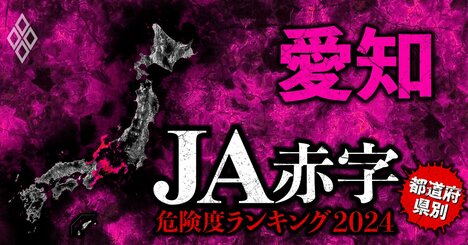 【愛知】JA赤字危険度ランキング2024、19農協中赤字なのは1農協だけ