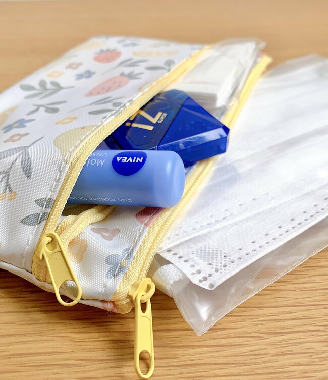 思わず2色買いしちゃったよ!セリアで見つけた“カードが40枚入るポーチ”お薬手帳や診察券をスッキリ持ち歩けます!《購入レビュー》