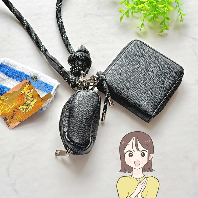 もう普通の財布に戻れない…！しまむらの「手ぶらで持てる財布」サッと会計できるので助かります！《購入レビュー》