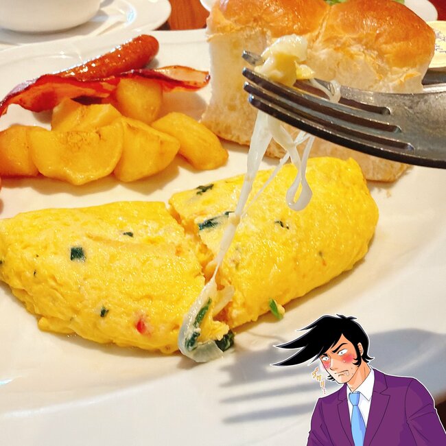 「真似できないウマさ」ロイヤルホストの“ホテルみたいなモーニング”チーズとろっとろで美味しすぎる!「朝から贅沢」「食べ応えあって大満足です」
