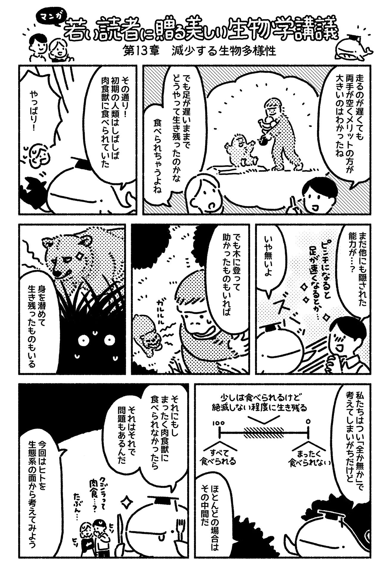 マンガでわかる「ヒト」が地球の生態系を不安定にする理由