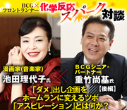 漫画家（音楽家）・池田理代子×ＢＣＧシニア・パートナー・重竹尚基【後編】「ダメ」出し企画をホームランに変えるツボ 「アスピレーション」とは何か？