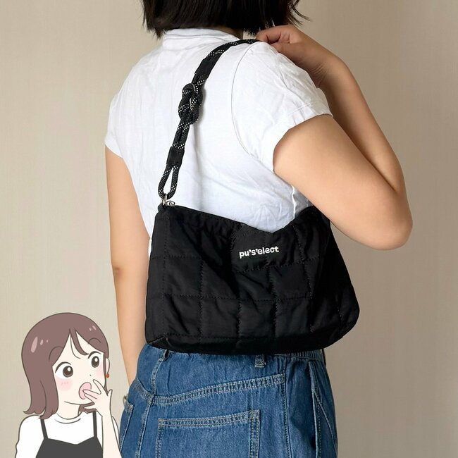 【しまむら】ペットボトルや長財布がすっぽり入る!2420円の「おしゃれバッグ」コンパクトなのに収納力たっぷり!《購入レビュー》