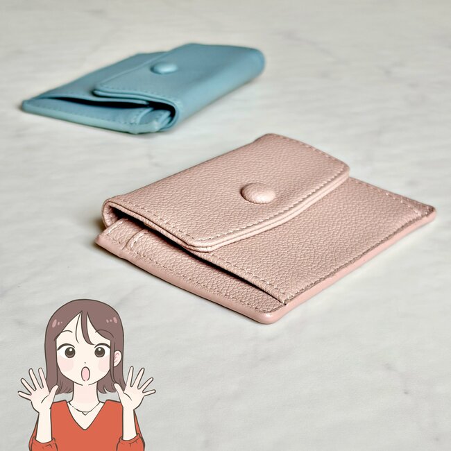 【ダイソー姉妹店】普通の財布に戻れないかも…!330円の「ぺたんこ財布」カード17枚やカギが収納できて嬉しい!《購入レビュー》