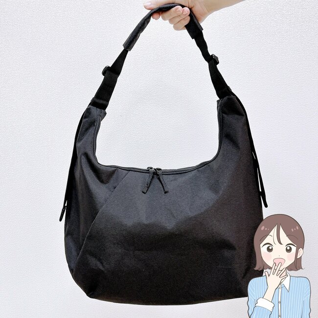 1泊分の荷物が入って優秀！無印良品の「疲れにくい大容量バッグ」ふっくらしたフォルムが可愛い！《購入レビュー》