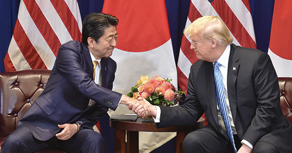 トランプ大統領と安倍首相