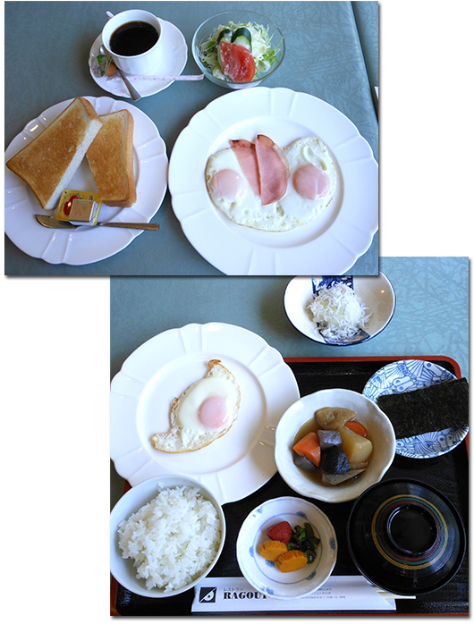 働き者の親子が営む人形町の洋食屋で、<br />ステーキの朝食を