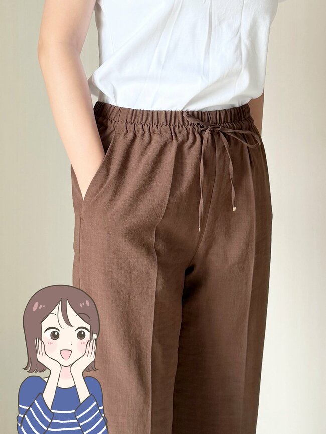 【しまむら】体型カバーの天才！1639円の「ひんやりワイドパンツ」手持ちのトップスに合わせやすい《購入レビュー》