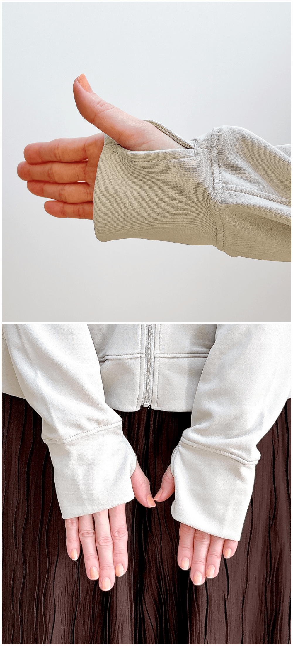 「毎日着用してます」「色違いも欲しい」無印良品の“UV対策パーカー”手の甲や首元まで守ってくれて天才すぎる!「くしゃくしゃにしてもシワにならない」
