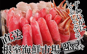 「ズワイガニ」がもらえる「北海道根室市」