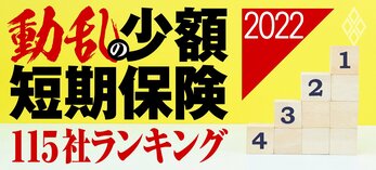 動乱の少額短期保険 115社ランキング2022