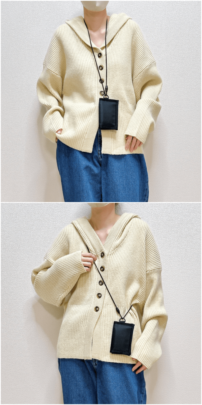 カードや診察券が9枚入った！ダイソーの「首にかけれるミニ財布」お会計がスムーズにできて嬉しい…！