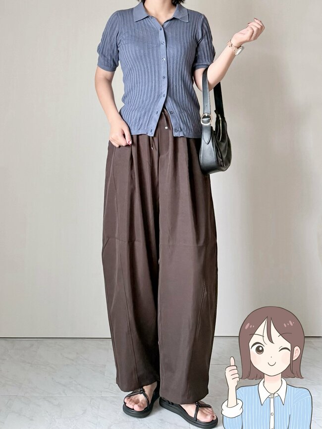 【しまむら】脚の太さが目立たない!1639円の「感動パンツ」ラクしてオシャレ見えする名品です!《購入レビュー》