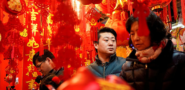 中国の春節