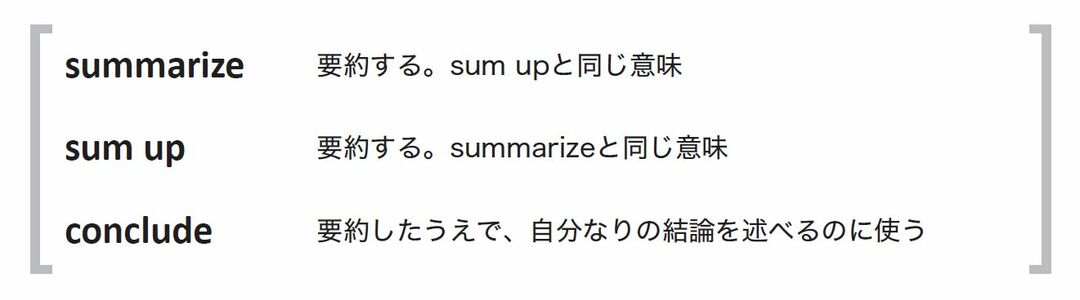 英語で まとめ を言ってみよう 非ネイティブエリート最強英語フレーズ550 ダイヤモンド オンライン