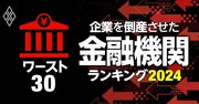 初公開！企業を倒産させた金融機関ランキング【ワースト30】福岡銀9位、みずほ3位、1位は？