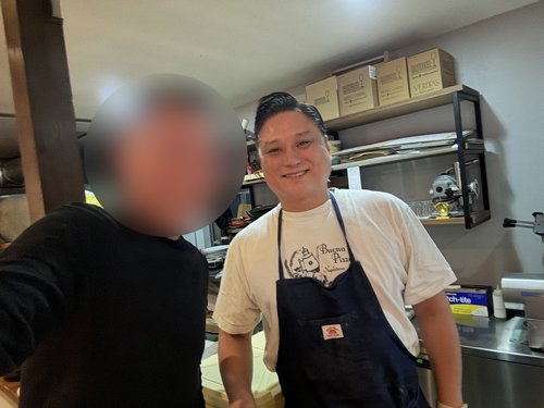 PILAWのシェフ、川口雅由さんと。おいしゅうございました