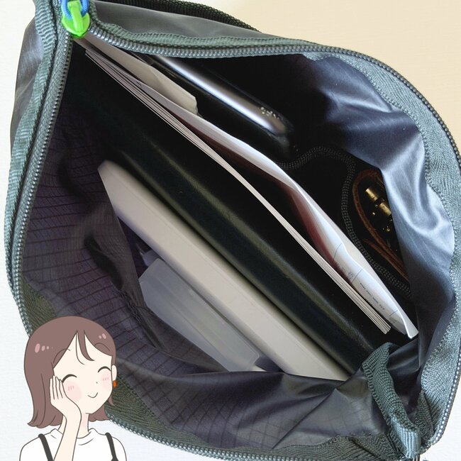 一瞬でトートバッグに大変身!アフタヌーンティーの「天才すぎるサコッシュ」2日分の荷物が入って便利!《購入レビュー》