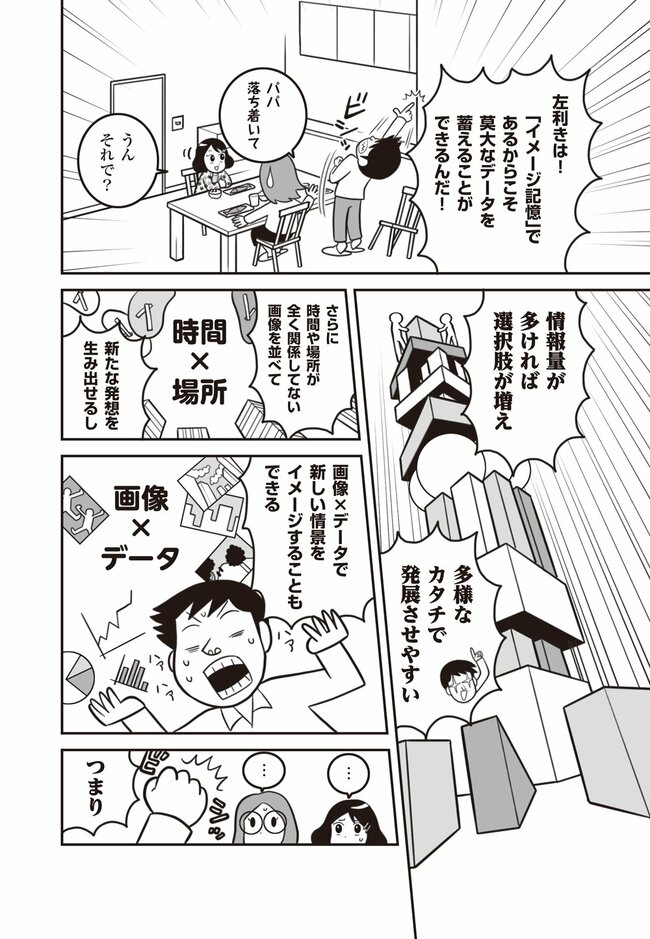 【マンガ】左利きの「独創性」はどこから生まれる？