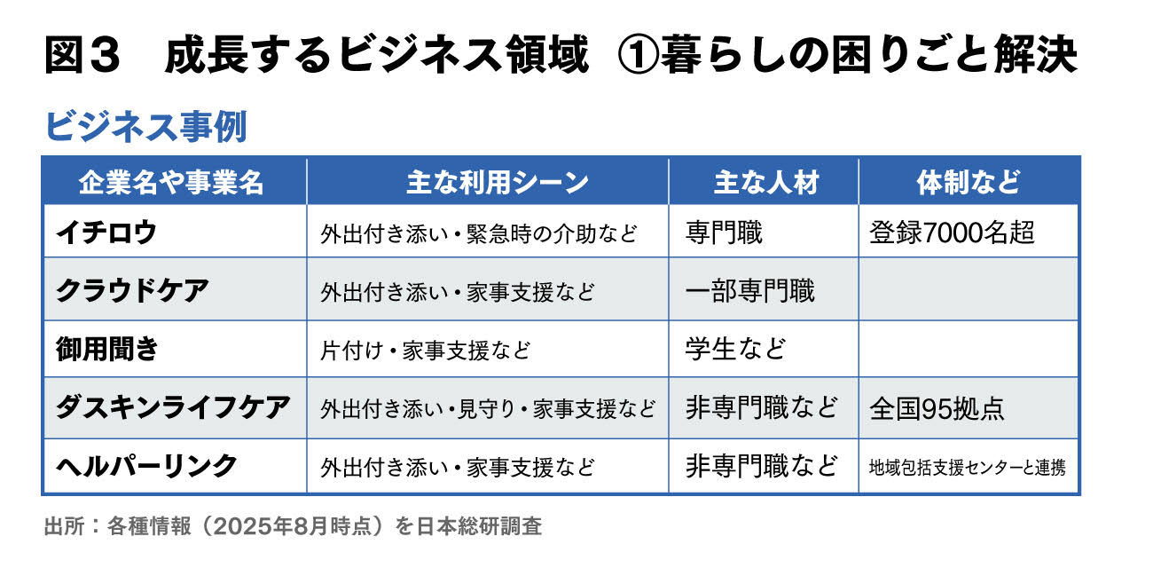 介護ビジネスのブルーオーシャン。保険適用外にビジネスチャンスあり