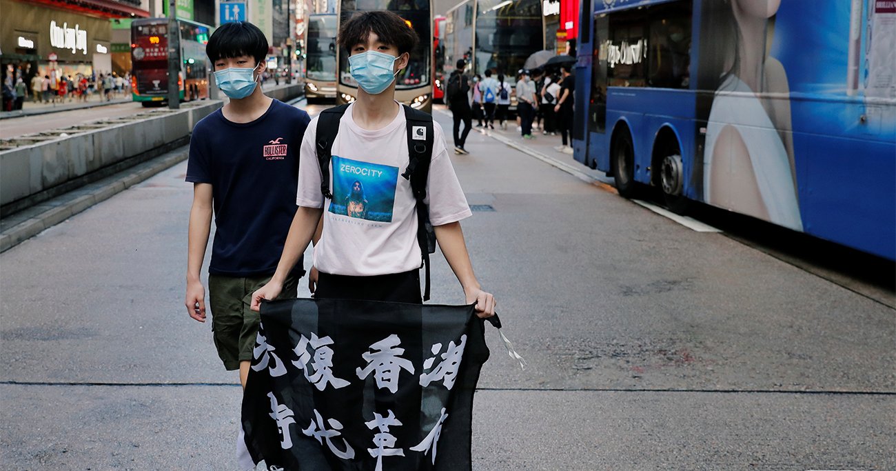 香港に衝撃　習氏の国家安全法導入の動きで