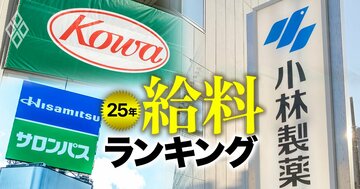 大衆薬メーカーの給料ランキング【大手・中堅21社】ロート製薬は5位、大手の興和、小林製薬、久光製薬は何位？