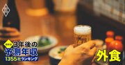 外食業界「3年後の予測年収」36社ランキング【最新版】コメダ、吉野家、すかいらーく、サイゼリヤ、ゼンショーの給料は上がる？