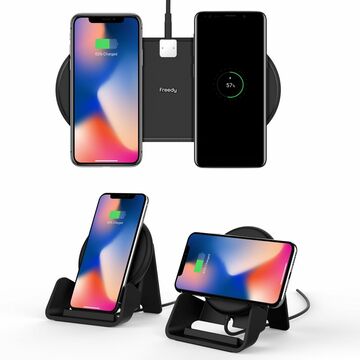 iPhoneやAndroidの急速充電に対応したワイヤレス充電パッド