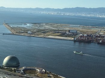 2025年開催予定の「大阪・関西万博」会場予定地の夢洲